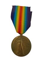 The Victory Medal awarded to Airman 3rd Class Charles Alexander