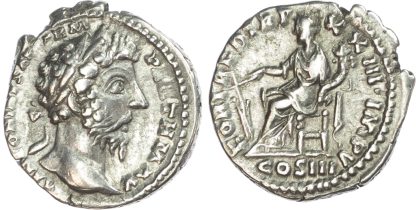 Marcus Aurelius Silver Denarius