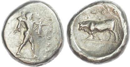Lucania, Poseidonia, Silver Nomos