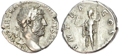 Hadrian Silver Denarius