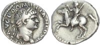 Domitian Silver Denarius