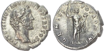 Antoninus Pius Silver Denarius