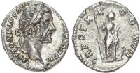 Antoninus Pius Silver Denarius