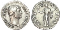 Hadrian Silver Denarius