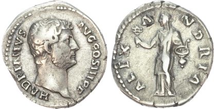 Hadrian Silver Denarius