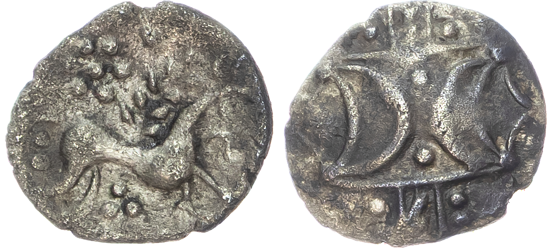 Celtic Britain, Iceni, Anted Silver Unit