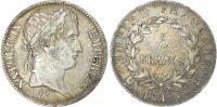 France, First Empire, Napoleon I, silver 5 Francs, 1812