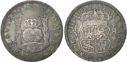 Mexico, Charles III, silver 8 Reales, 1771