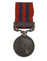 India General Service Medal, 1854-95, one clasp, Burma 1885-7 to Private Thomas Salter