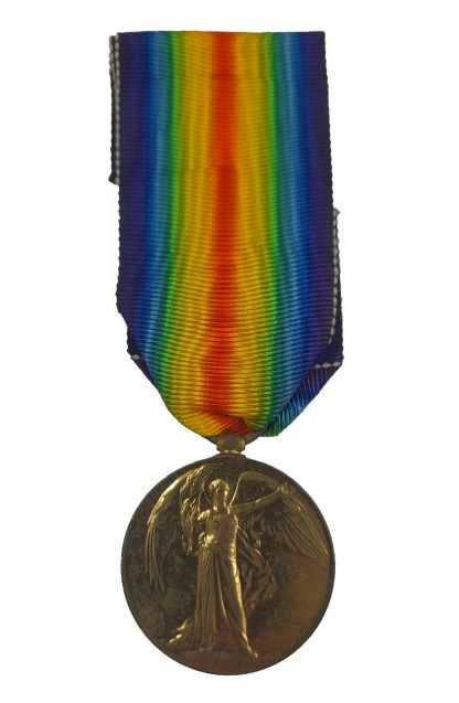 A Battle of Passchendaele Victory Medal Awarded to Lance Corporal Ernest Sampson