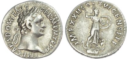 Domitian Silver Denarius