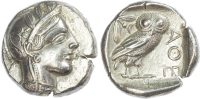 Attica, Athens, Silver Tetradrachm