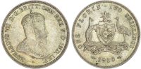 Australia, Edward VII, silver Florin, 1910