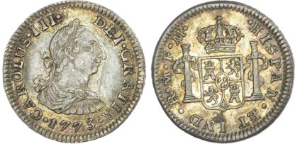 Mexico, Charles III, silver Half Real, 1773