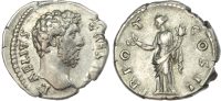Aelius Caesar, Silver Denarius
