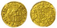 Germany, Cologne, Friedrich III von Saarwerden (1371-1414), Goldgulden - AU 58