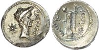 Julius Caesar, Silver Denarius
