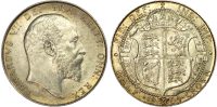 Edward VII, Silver Halfcrown, 1904