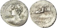C. Licinius Macer, Silver Denarius
