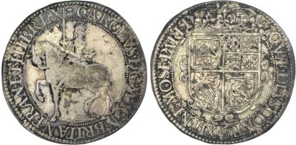 Scotland, Charles I, Silver Thirty Shillings, Third Coinage, Type V