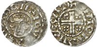 John, Silver Penny, Short Cross, Canterbury