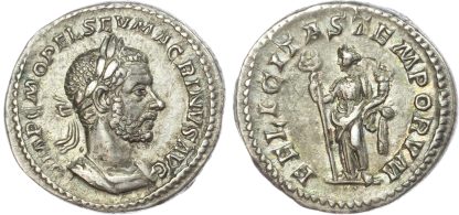 Macrinus, Silver Denarius