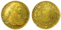 Mexico, Ferdinand VII (1808-1833), gold 8 Escudos, 1809 - AU 55
