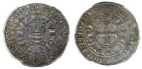 France, Philip IV (1285-1314), silver Gros Tournois - AU 55