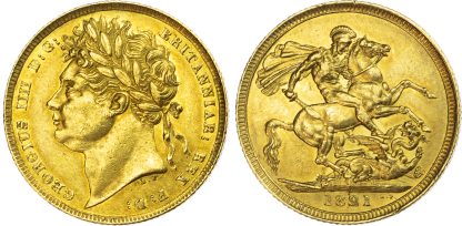 George IV, Gold Sovereign, 1821