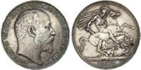 Edward VII, Silver Crown, 1902