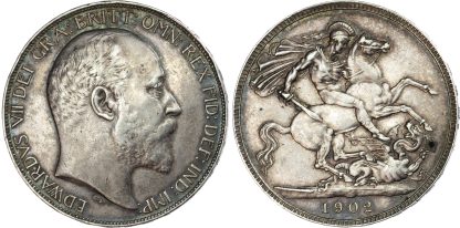 Edward VII, Silver Crown, 1902