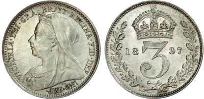 Victoria, Silver Maundy Set, 1897 [4]