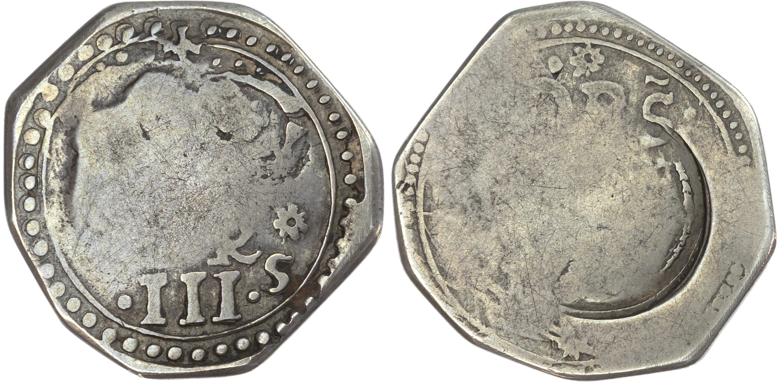 Charles I, Silver Three Shillings, Civil War Issue, Carlisle Beseiged