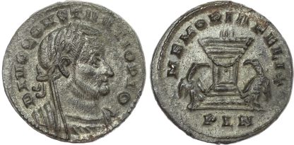 Divus Constantius I, Bronze Follis