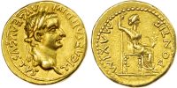 Tiberius, Gold Aureus