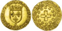 France, Francis I (1515-1547), Ecu d'Or à la croisette