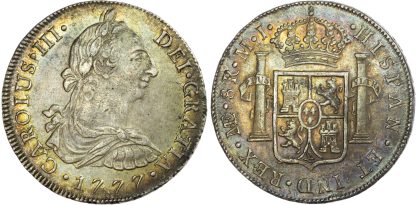 Peru, Charles III (1759-1788), silver 8 Reales, 1777