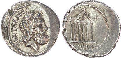 Roman Republic, Petillius Capitolinus Silver Denarius
