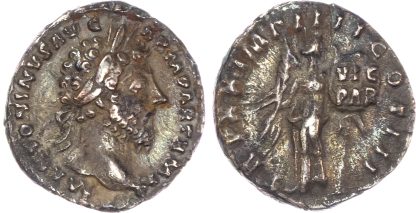 Marcus Aurelius Silver Denarius