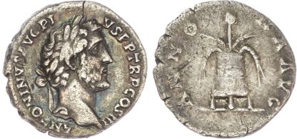 Antoninus Pius Silver Denarius