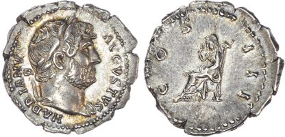 Hadrian Silver Denarius