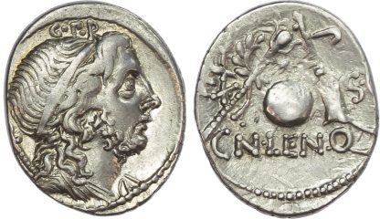 Roman Republic, Cn. Lentulus, Silver Denarius