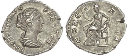 Faustina Junior, Silver Denarius