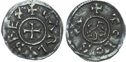 France, Carolingians, Charles le Chauve (840-877), silver Denier
