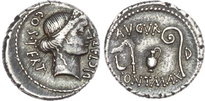 Julius Caesar, Silver Denarius