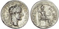Tiberius Silver Denarius 'Tribute Penny'