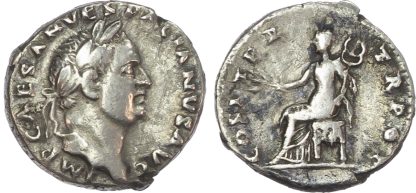 Vespasian, Silver Denarius