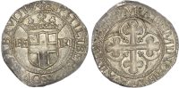 Italy, Savoy, Emanuele Filiberto (1553-1580), silver 4 Grossi