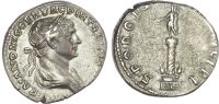 Trajan, Silver Denarius, Rome