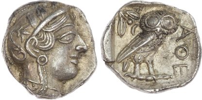 Attica, Athens, Silver Tetradrachm